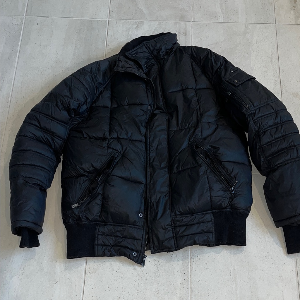 Rocawear Men's Black Puffer Jacket